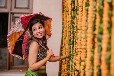 Wedding Umbrella Photo