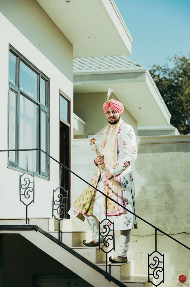 The Handsome Groom!