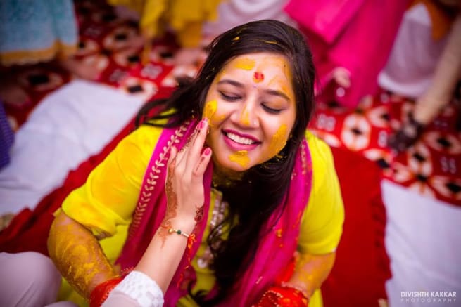 The Haldi Ritual!