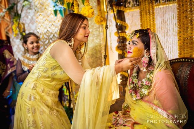 Bride Haldi Ceremony