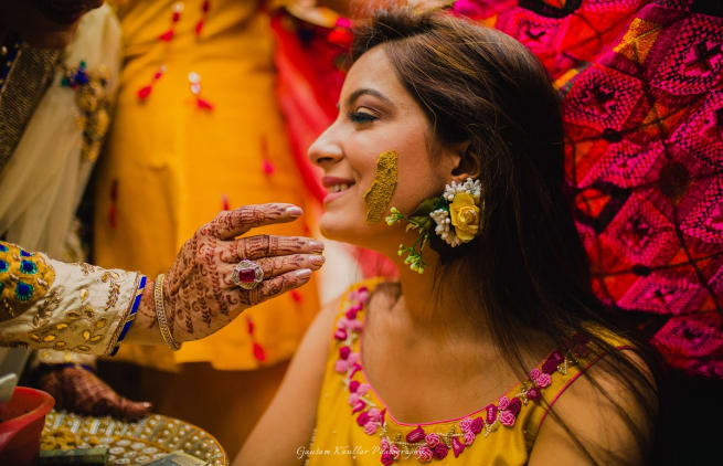 Bride Haldi Ceremony