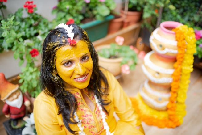 Bride Haldi Ceremony