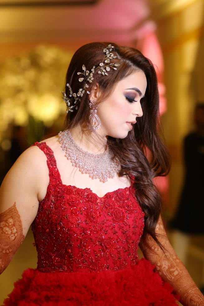 Beautiful Bride In Red