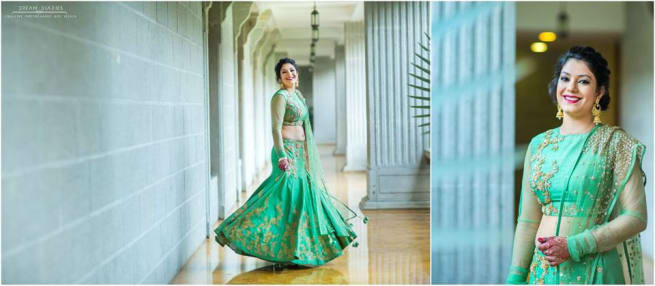 Beautiful Green Lehanga