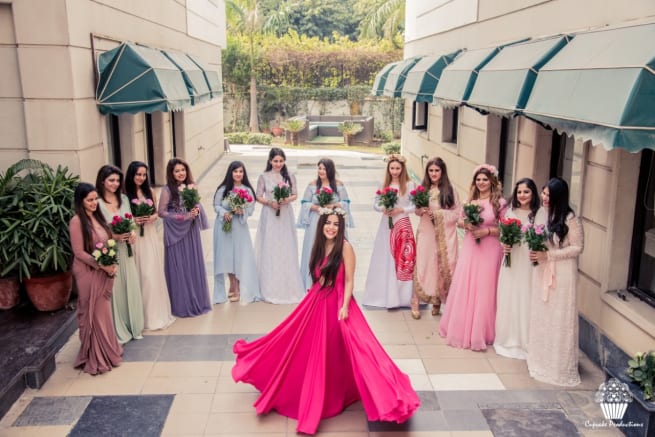 Bride And Bridesmaids