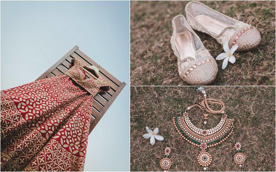 bridal lehenga:f5 weddings