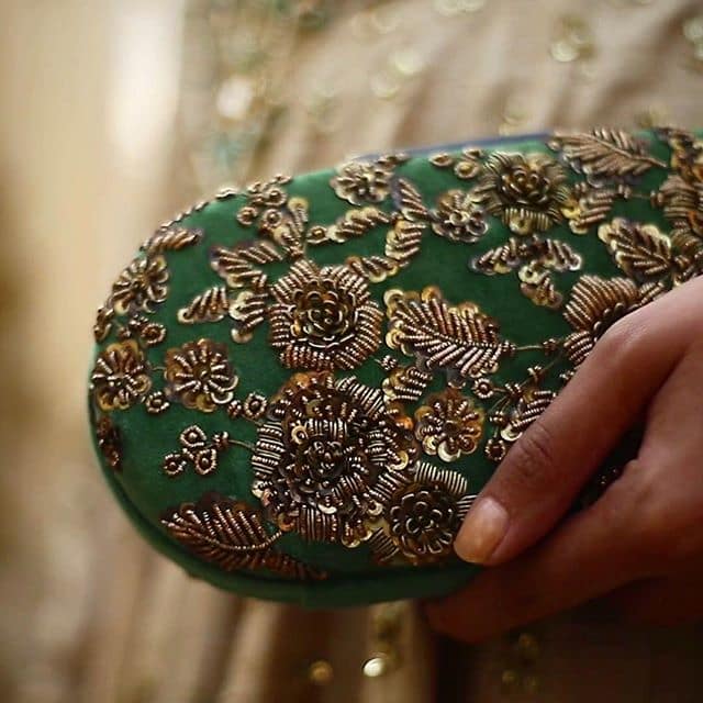 bridal clutch:sabyasachi couture pvt ltd