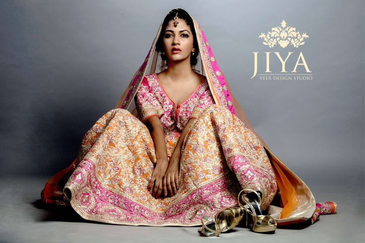 bridal wear:jiya by veer design studio