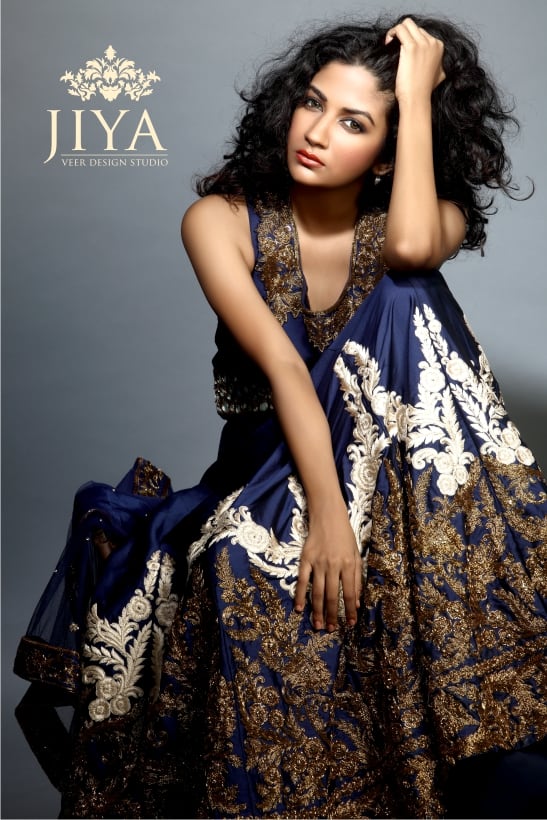 designer wear:jiya by veer design studio