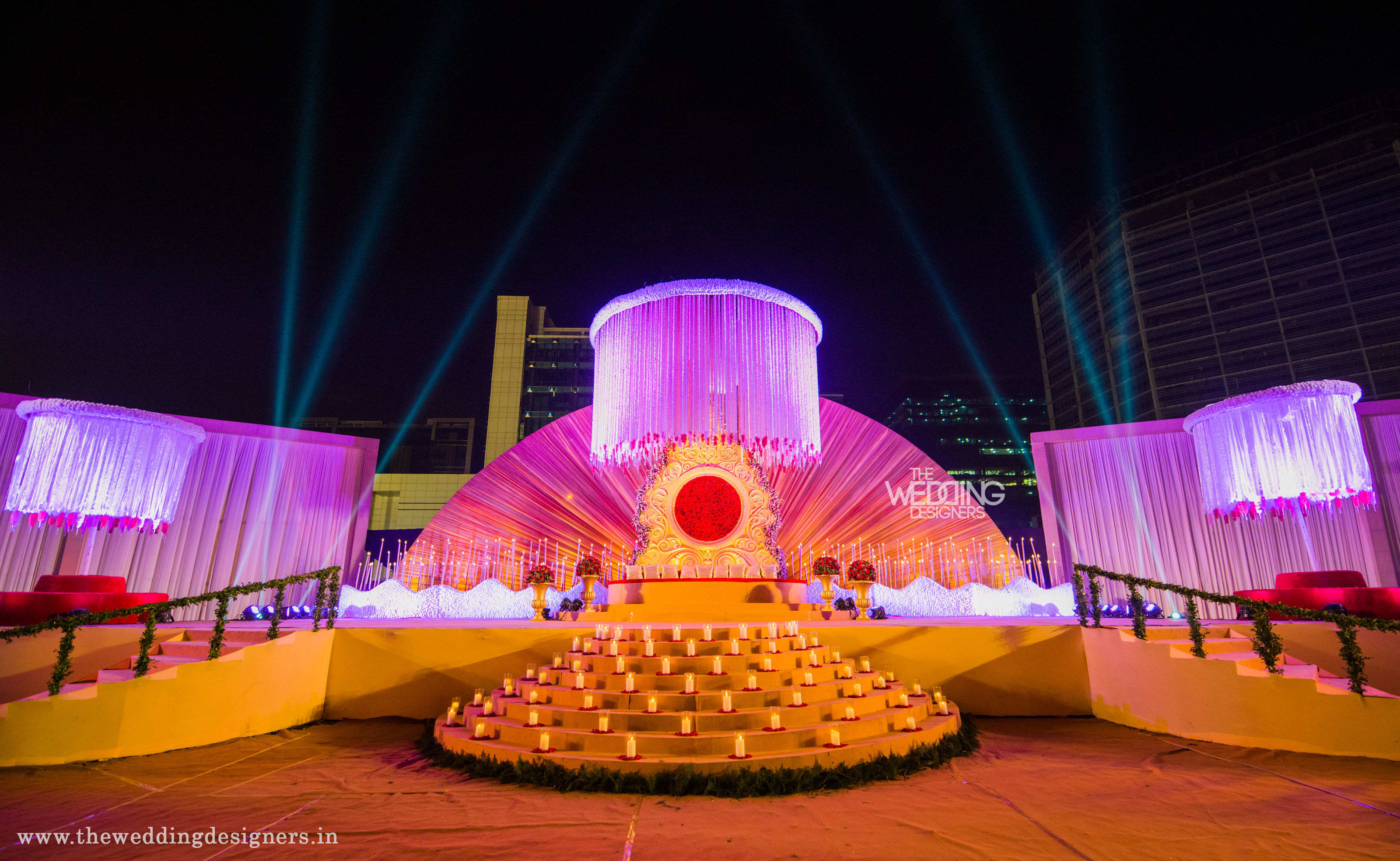 stage decoration:the wedding designers