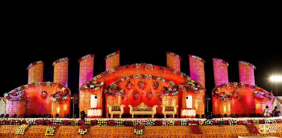 beautiful stage decoration:busy bee studio
