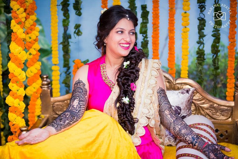 beautiful bridal mehandi:mahima bhatia photography