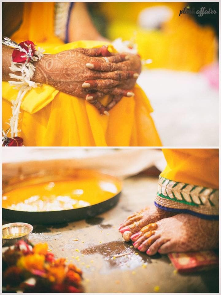haldi ceremony:plush affairs