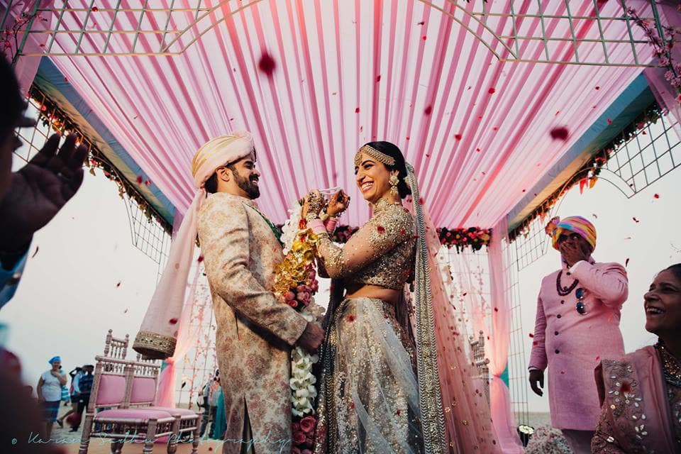 the perfect couple!:karan sidhu photography, daniel bauer makeup and hair, tarun tahiliani, anuj madaan couture, purple tree event solutions