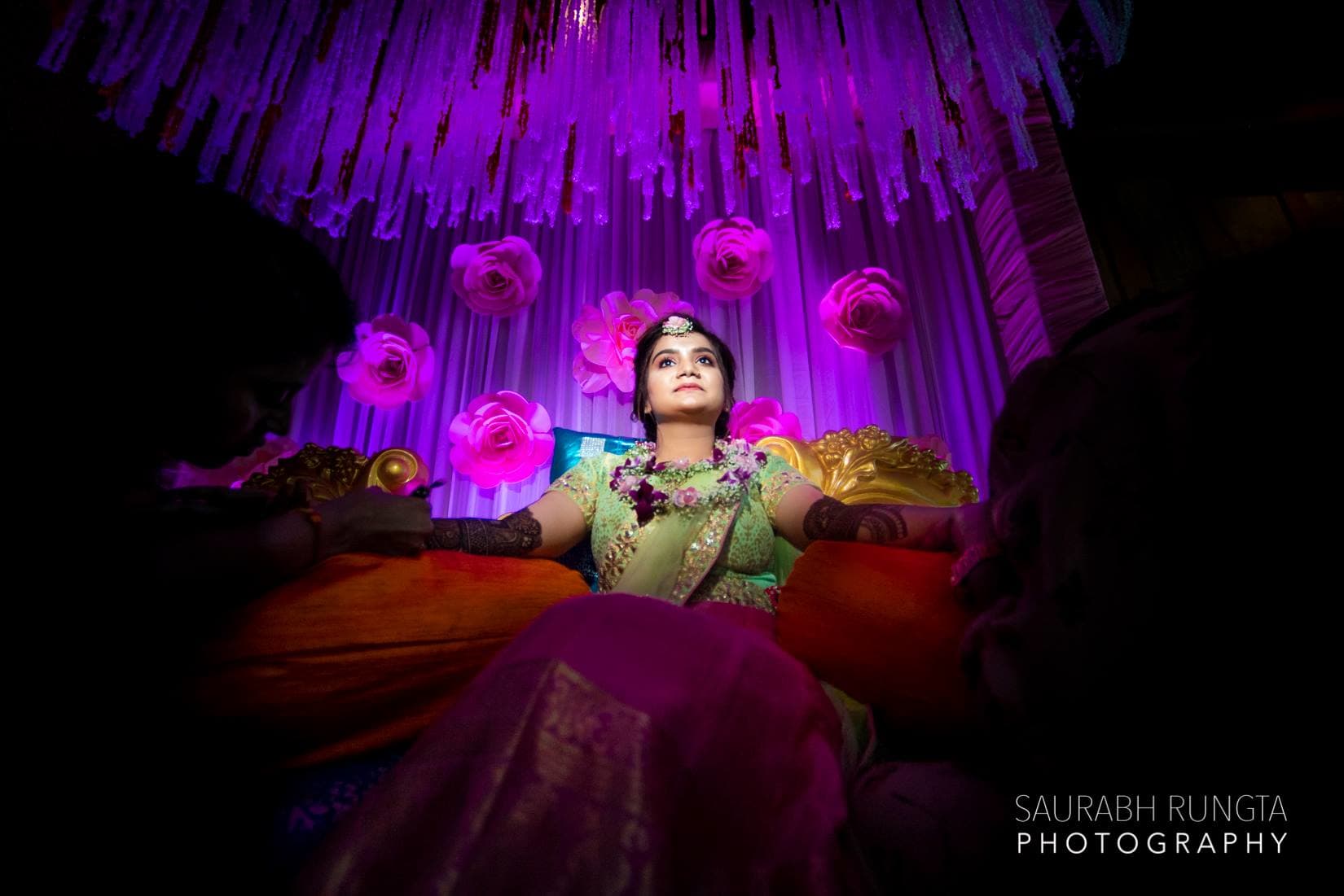 bride mehendi:sabyasachi couture, saurabh rungta photography