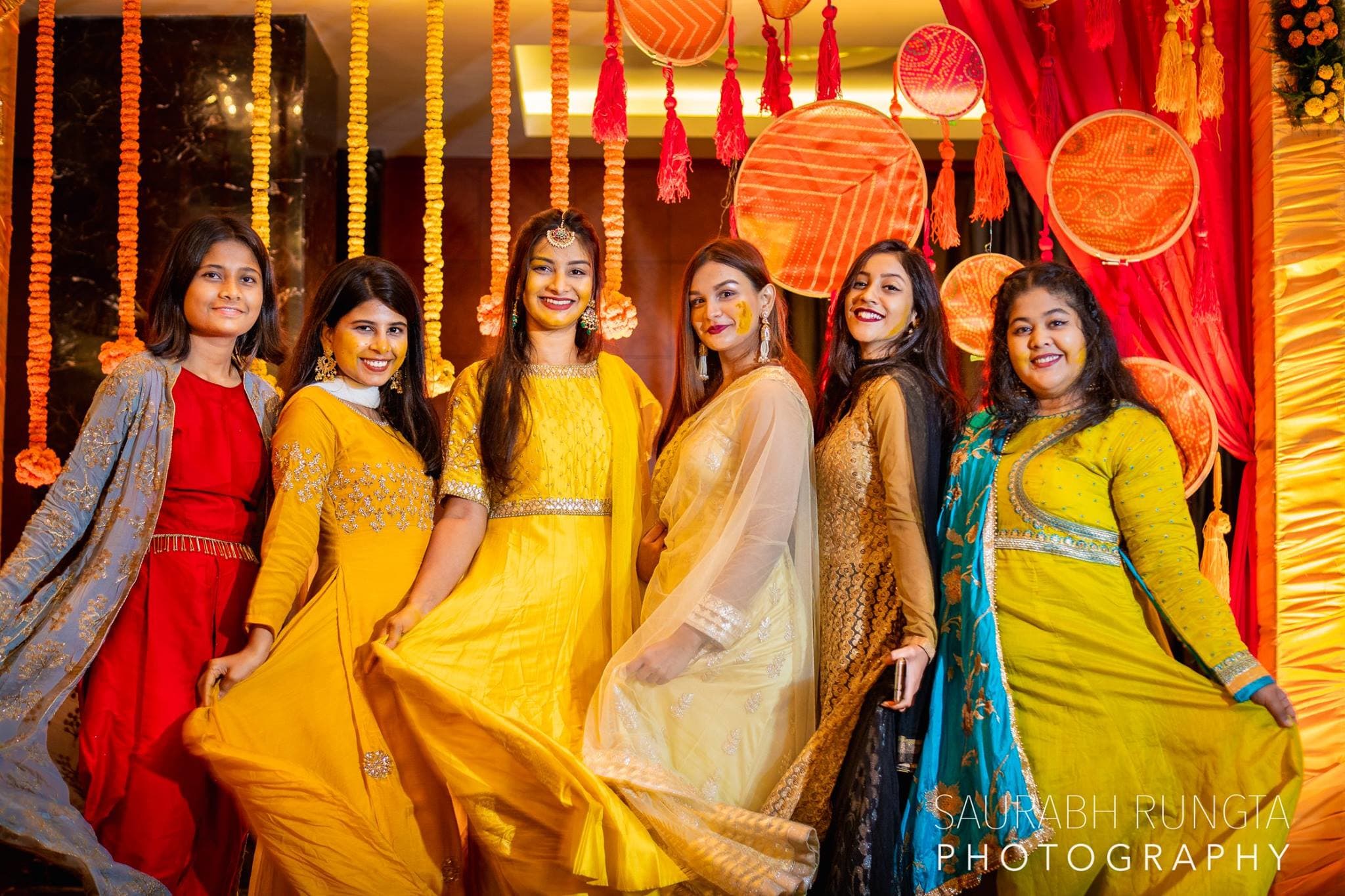 bridemaids:sabyasachi couture, saurabh rungta photography