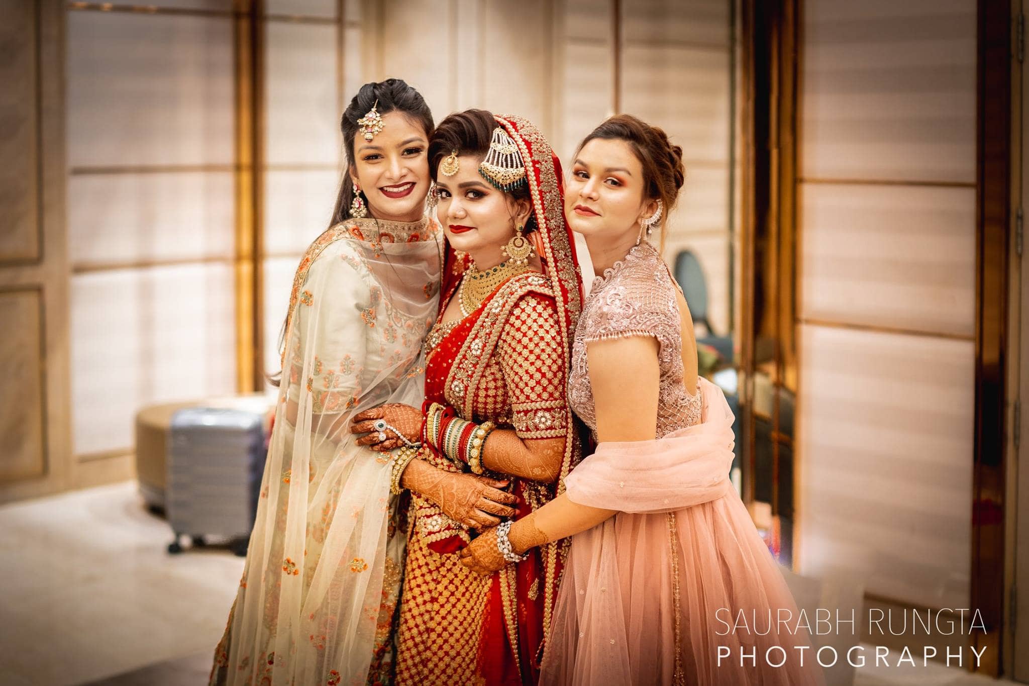 bridemaids:sabyasachi couture, saurabh rungta photography