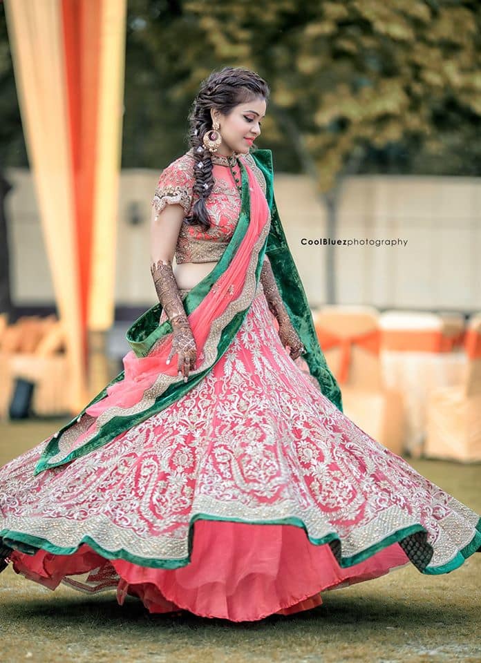 beautiful sangeet outfit:coolbluez photography