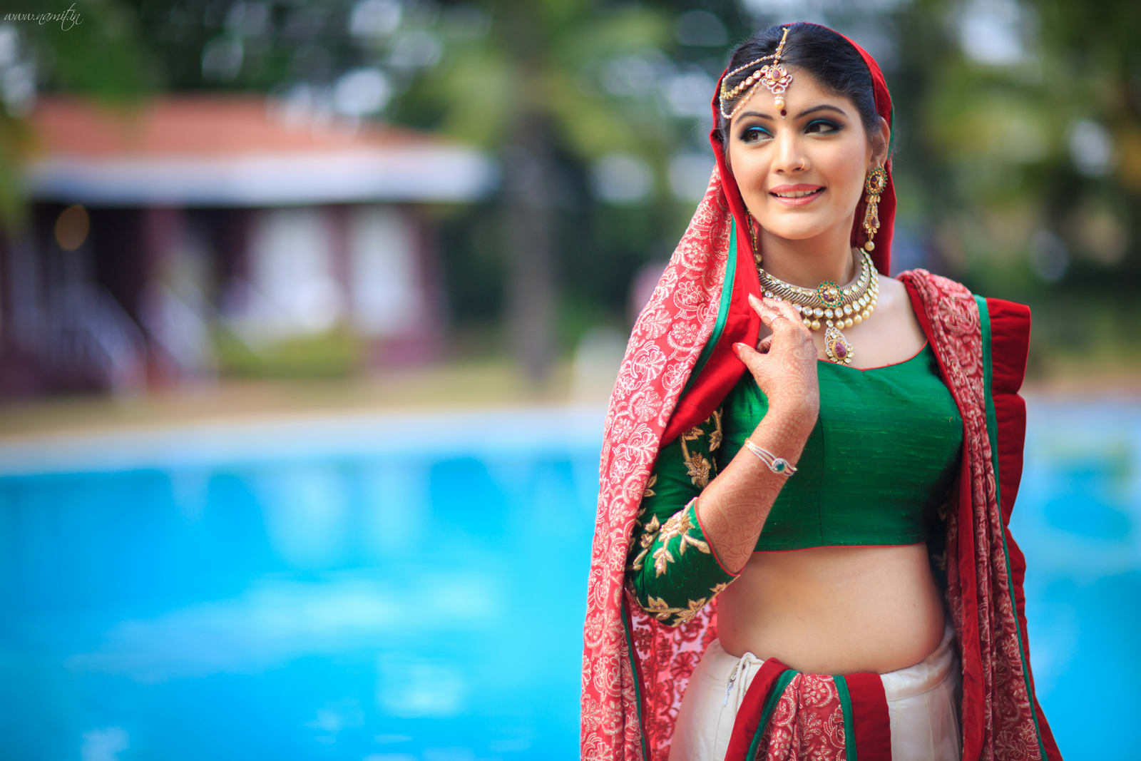 beautiful bridal photography:namit narlawar photography