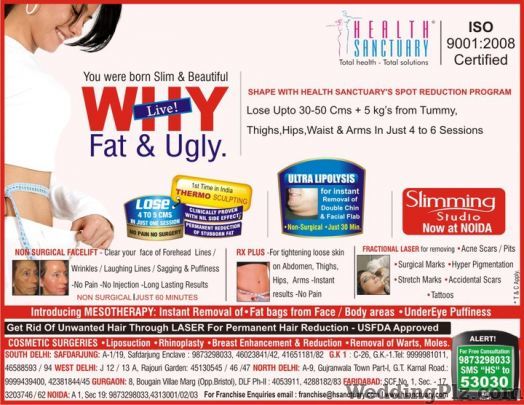 Health Sanctuary Weight Loss Dermatology and Laser Clinics Dieticians and Nutritionists weddingplz
