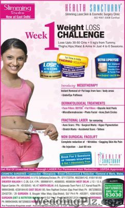 Health Sanctuary Weight Loss Dermatology and Laser Clinics Dieticians and Nutritionists weddingplz