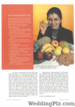 Sheela Krishnaswamy Dieticians and Nutritionists weddingplz