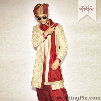The Maroon Suit Groom Wear weddingplz
