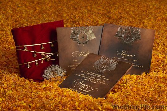 Turmeric Ink Invitation Cards weddingplz