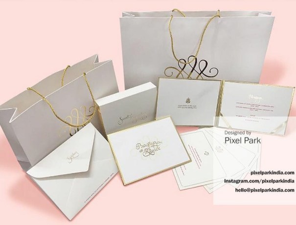 Pixel Park Invitation Cards weddingplz