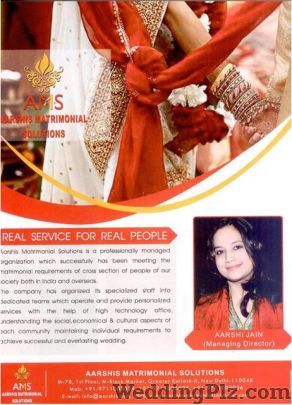 Aarshi Matrimonial Solutions Pvt Ltd Matrimonial Bureau weddingplz