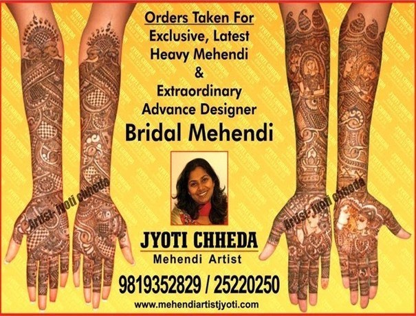 Jyoti Chheda Mehendi Artist Mehndi Artists weddingplz