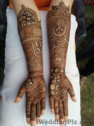 Ajay Mehandi Art by A K Sharma Mehndi Artists weddingplz