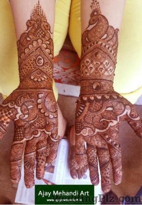 Ajay Mehandi Art by A K Sharma Mehndi Artists weddingplz