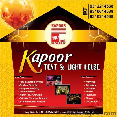 Kapoor Tent n Light House Tent House weddingplz