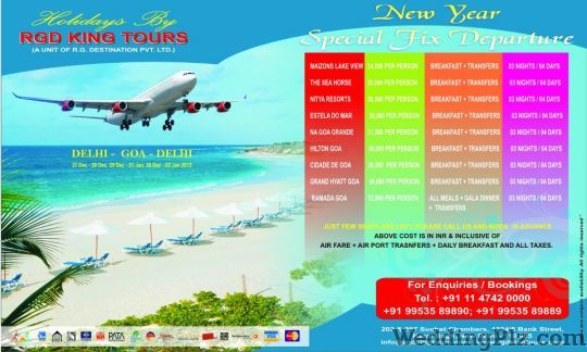 R G Destination Pvt. Ltd. Travel Agents weddingplz