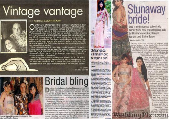Anjallee and Arjun Kapoor Wedding Lehnga and Sarees weddingplz