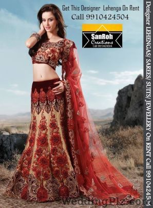 Sanroh Creations Wedding Lehnga and Sarees weddingplz