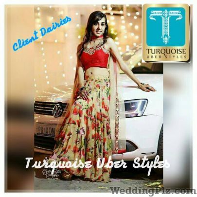 Turquoise Uber Styles Wedding Lehnga and Sarees weddingplz