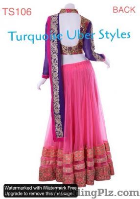 Turquoise Uber Styles Wedding Lehnga and Sarees weddingplz