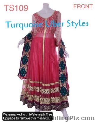 Turquoise Uber Styles Wedding Lehnga and Sarees weddingplz