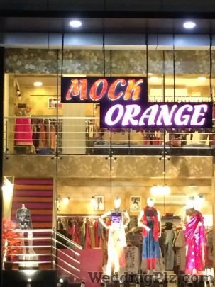 Mock Orange Wedding Lehnga and Sarees weddingplz