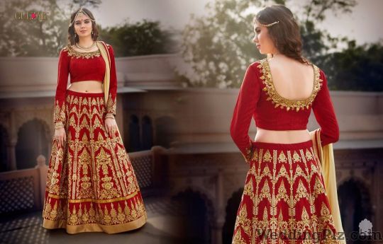 SK Fabric Station Wedding Lehnga and Sarees weddingplz