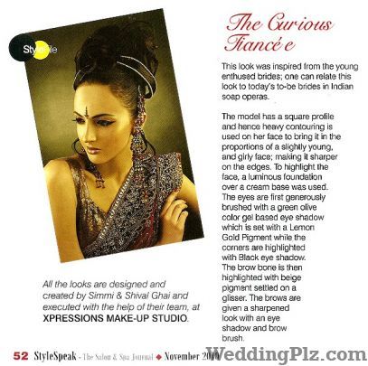 Simmi Ghais Xpressions The Make Up Studio Beauty Parlours weddingplz