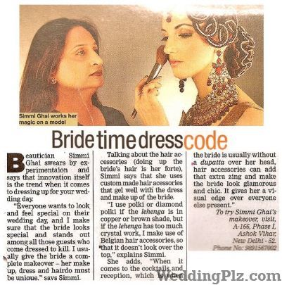 Simmi Ghais Xpressions The Make Up Studio Beauty Parlours weddingplz
