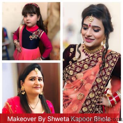 Makeover By Shweta Kapoor Bhola Beauty Parlours weddingplz