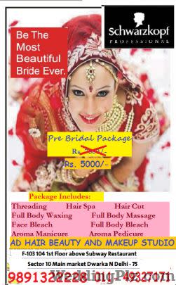 AD Hair Beauty And Makeup Studio Beauty Parlours weddingplz