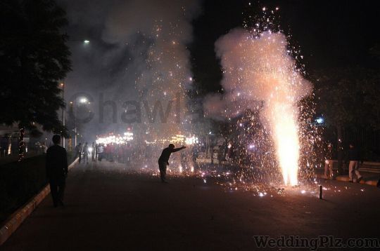 Chawla Band Fireworks and Crackers weddingplz