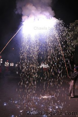 Chawla Band Fireworks and Crackers weddingplz