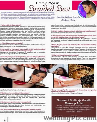 Make Up Artist Sonakshi Budhraja Gandhi Makeup Artists weddingplz