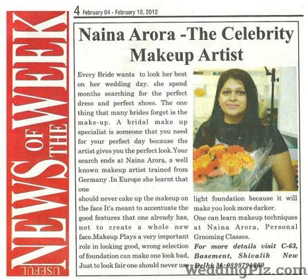 Naina Arora Makeup Artist Makeup Artists weddingplz